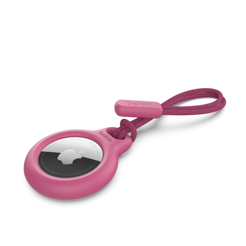 SECURE HOLDER CON LLAVERO PARA AIRTAG ROSA