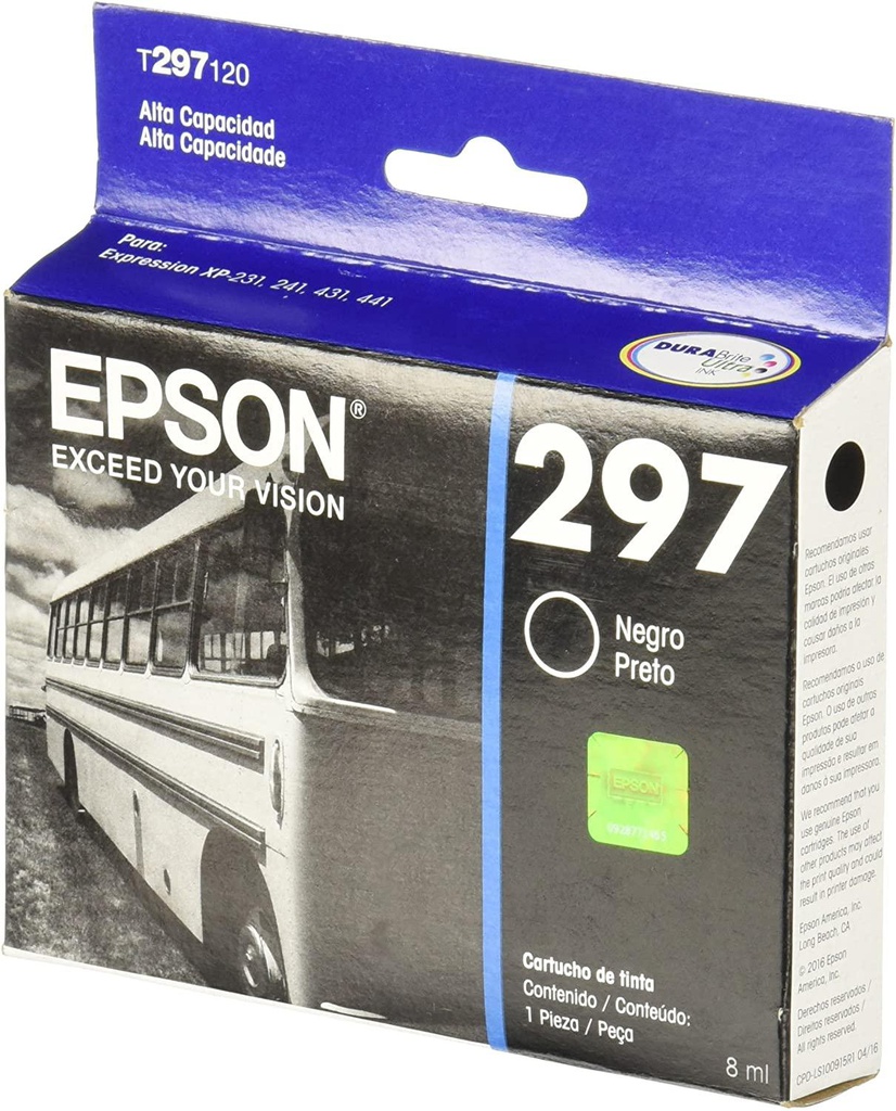 TINTA NEGRO HI CAP PARA XP231 Y XP431