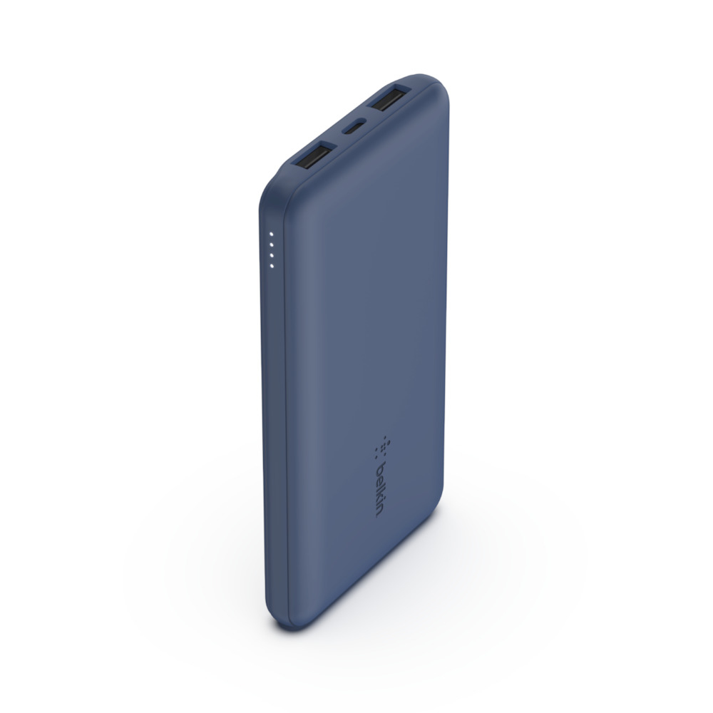 BATERIA POWER BANK 10K MAH USB-A/USB-C AZUL