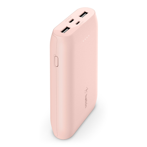 [F8J267BTC00] POWER BANK 10K MAH 15W 2,4 USB-A X2 USB- C X1 MICROUSB X1 ROSA
