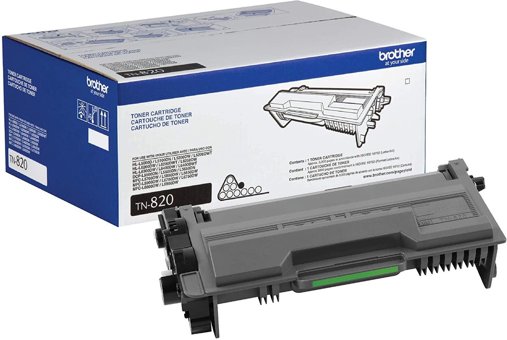 [TN820] TONER NEGRO P/HLL5100DN/HLL6200DW/ HLL6400DW/DCPL5650DN 3,000PAGS