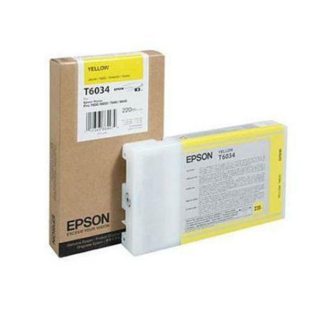 [T603400] TINTA AMARILLA P/STYLUS PRO 7800 7880/9800/9880 (220 ML). TINTAS